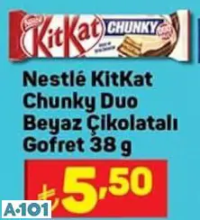 NESTLE KİTKAT BEYAZ ÇİKOLATALI GOFRET